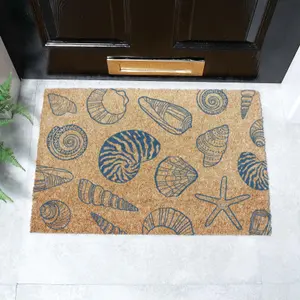 Shells Coir Doormat (60 x 40cm)