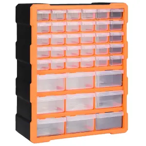 Berkfield Multi-drawer Organiser with 39 Drawers 38x16x47 cm