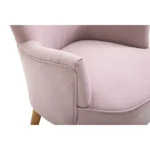 PS Global Pink Violet Kara Accent Chair