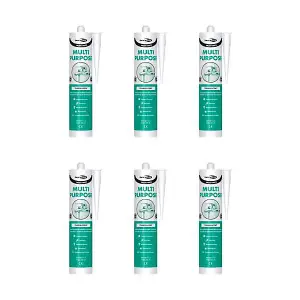 Bond it Multimate Multi Purpose Silicone Sealant Translucent - Pack of 6