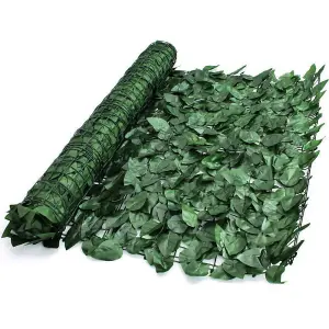 True Products Artificial Ivy Leaf Hedge Garden Fence Privacy Screening - 1m x 3m