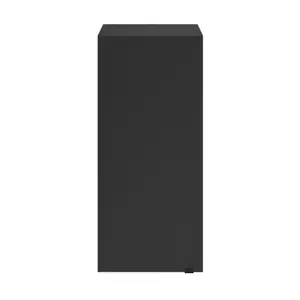 GoodHome Imandra Matt Black Single Deep Wall cabinet (W)400mm (H)900mm