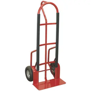 300kg Heavy Duty Tall Sack Truck with Pneumatic Tyres for Rough Terrain