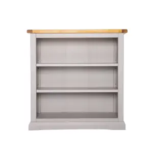 Loreo Light Grey Bookcase 90x90x30cm