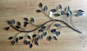 Leaf and Branch Metal Wall Art Garden Décor