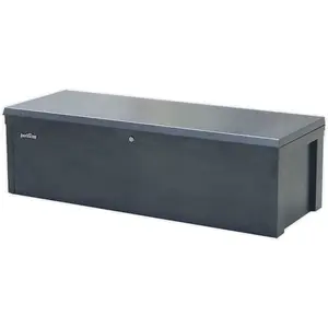 Premium Steel Tool Storage Chest - Secure Locking Site Box - 1200 x 450 x 360mm