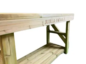 MG Timber Products: Indoor/Outdoor Wooden Workbench / Potting Table / BBQ Table / Pizza Oven Table / Garden Table, 5ft Workbench