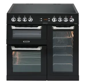 Leisure CS90C530K Freestanding Electric Range cooker with Ceramic Hob - Black