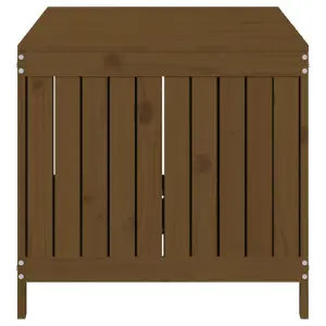 Berkfield Garden Storage Box Honey Brown 147x68x64 cm Solid Wood Pine