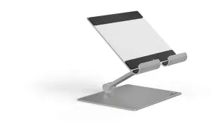 Durable Premium Aluminium Tablet Holder Rise Desk Stand - Foldable