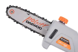 Daewoo U-FORCE Series 18V Cordless Pole Chainsaw/Pruner 18cm + 2.0Ah Battery + Charger