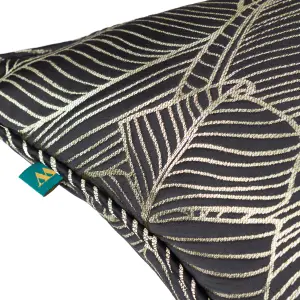 Wylder Seymour Metallic Jacquard Piped Cushion Cover