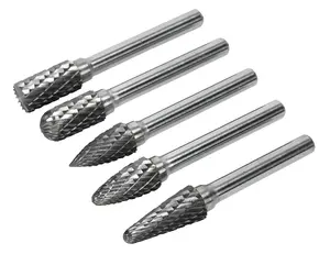 Sealey Tungsten Carbide Rotary Burr Set 5pc SDBK5