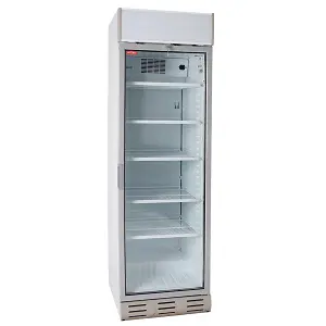 Contender 343L Commercial Glass Door Display Fridge