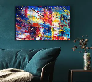 The Splatter Of The Bridge Canvas Print Wall Art - Medium 20 x 32 Inches