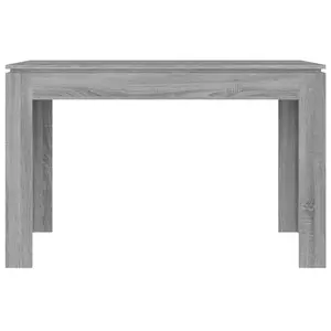 Seeger Dining Table 120x60x76 cm Engineered Wood Grey