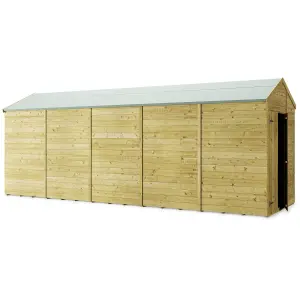 Store More Tongue and Groove Apex Shed - 20x6 Windowless