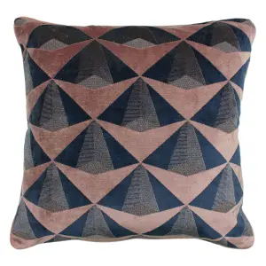 Paoletti Leveque Geometric Jacquard Polyester Filled Cushion