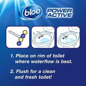 Bloo Power Active Toilet Rim Block Lemon 100g