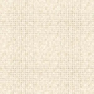 Galerie Natural Fx Beige Tessera Embossed Wallpaper