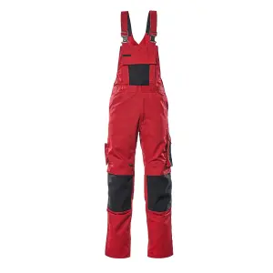 Mascot Unique Augsburg Bib & Brace - Red/Black   (36.5) (Leg Length - Short)