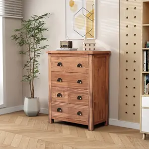 Padua 4 Drawer Chest of Drawers Brass Cup Handle