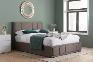 Birlea Hannover King Ottoman Bed Grey