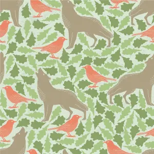 QuoteMyWall Foxes & Birds Vinyl Sticker Wrap For Furniture & Kitchen  Worktops