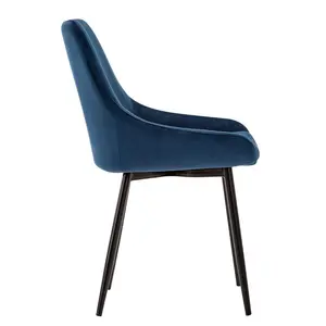 Rocio Upholstered Dining Chair (Set of 2) Blue