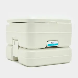 Hi-Gear 10 Litre Lightweight Portable Flushing Toilet, Ideal for Camping