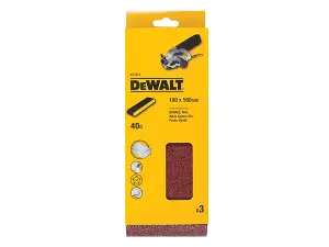 DEWALT DT3312-QZ Sanding Belt 560 x 100mm 40G Pack of 3 DEWDT3312QZ