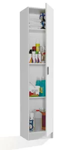 VITA 1 Door Utility Storage Cupboard in Matt White