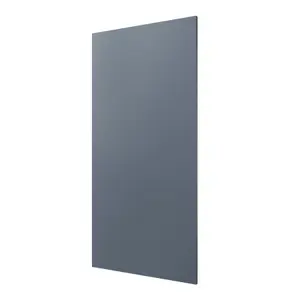 GoodHome Alisma Matt blue Slab 70:30 Larder/fridge Cabinet door (W)600mm (H)1287mm (T)18mm