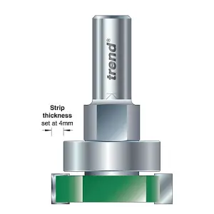 Trend C221X1/2TC C221 x 1/2 TCT Fire Door Intumescent Strip Cutter 15 x 40mm