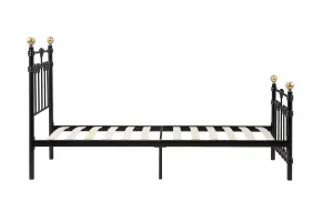 Birlea Atlas Single Bed Frame In Black