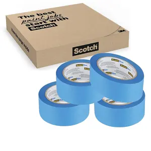 ScotchBlue Multi-Surface Masking Tape, 24 mm x 41 m, SIOC, 4 Rolls/Pack, 70% PEFC