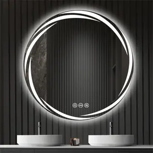 Biyanka Round LED Wall Mirror 80cm H x 80cm W