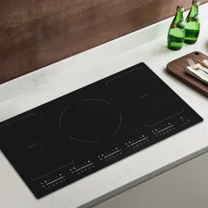 GoodHome Linksense GH5ZFXLK90 90cm Induction Hob - Black