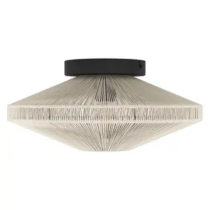 EGLO Midsumer Timeless Fabric Ceiling Light