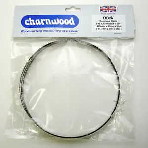 CHARNWOOD BB26 Bandsaw Blade 1826mm x 10mm x 6tpi for B250, Made In UK