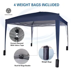 MCC Direct Gazebo 3x3 Pop up with Sides Blue