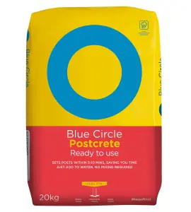 Blue Circle Postcrete, 20kg Bag - Ready mixed