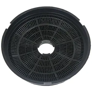 SPARES2GO Round Charcoal Vent Filter compatible with Baumatic Cooker Hood STI