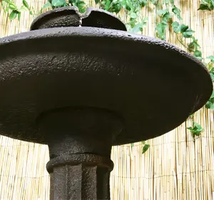 Primrose Maleda Antique Effect Bird Bath Outdoor Water Fountain H71cm