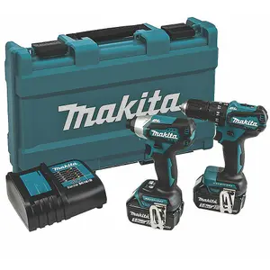 Makita 18v DLX2221ST Brushless Kit - DHP483 Hammer Drill + DTD155 Impact Driver