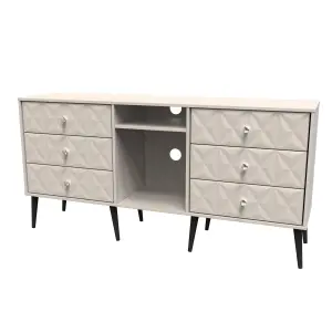 Toledo 6 Drawer Sideboard in Kashmir Matt (Ready Assembled)