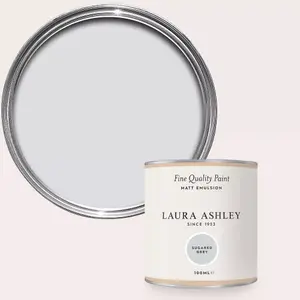 Laura Ashley Sugared Grey Matt Emulsion Paint Sample