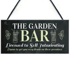 Red Ocean Novelty Garden Bar Hanging Decor Sign For Home Bar Garden Shed Plaques