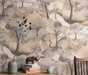 Erismann Tree Landscape Vinyl Wallpaper