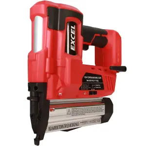 Excel 18V Cordless Second Fix Nailer with 1 x 2.0Ah Battery & Charger